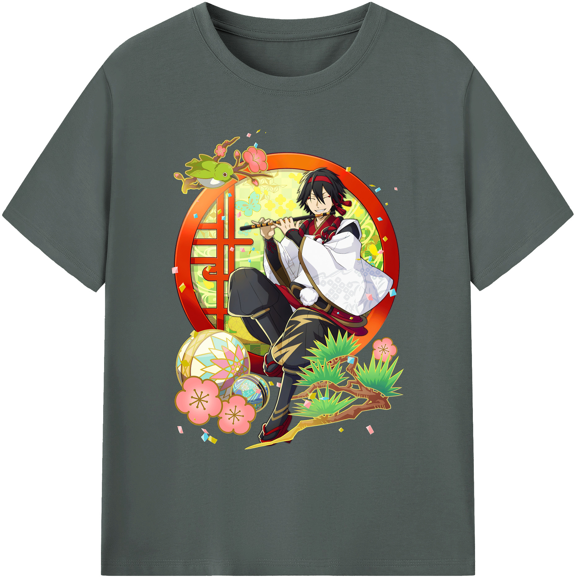 （画像用） 文豪ストレイドッグス Bungo Stray Dogs 綿100％ メンズ半袖Tシャツ｜肌触りやわらか＆通気性